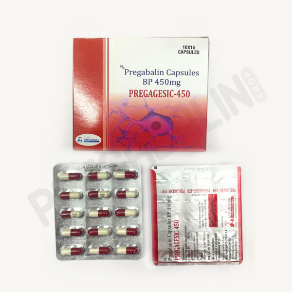 Pregabalin Capsules BP 450 mg